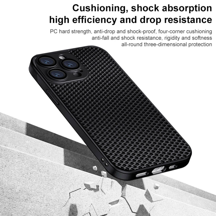 جراب هاتف كمبيوتر شخصي مشع على شكل قرص العسل، مناسب لأجهزة iPhone 13 وiPhone 12 وiPhone 12 Pro Max وiPhone 12 Pro وiPhone 11 Pro Max وiPhone 11
