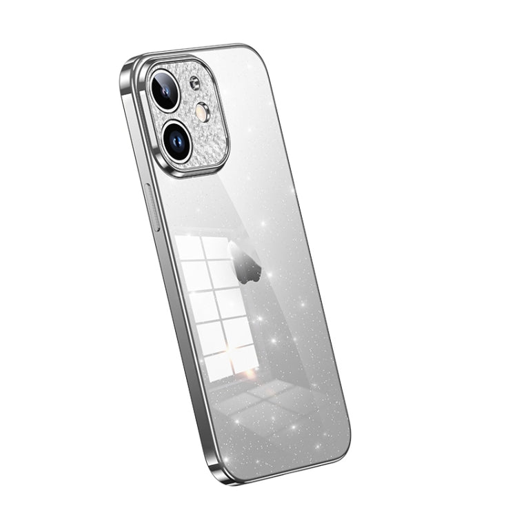 جراب هاتف SULADA مطلي بالكهرباء شفاف لامع من مادة TPU، لهاتف iPhone 12 Pro Max، لهاتف iPhone 11