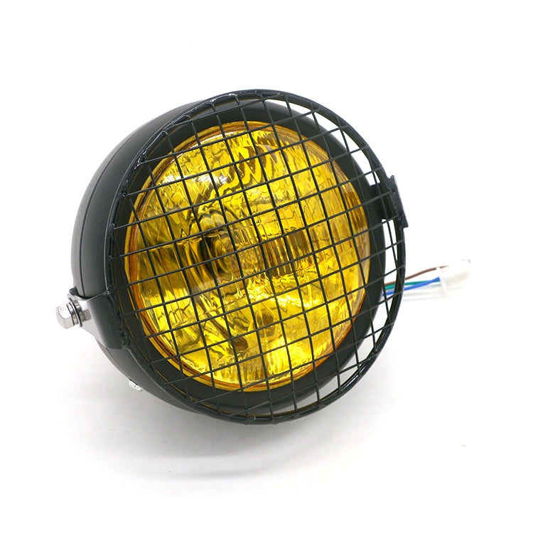 Motorcycle Reticular Retro Lamp LED Headlight Modification Accessories for Halley CG125 / GN125