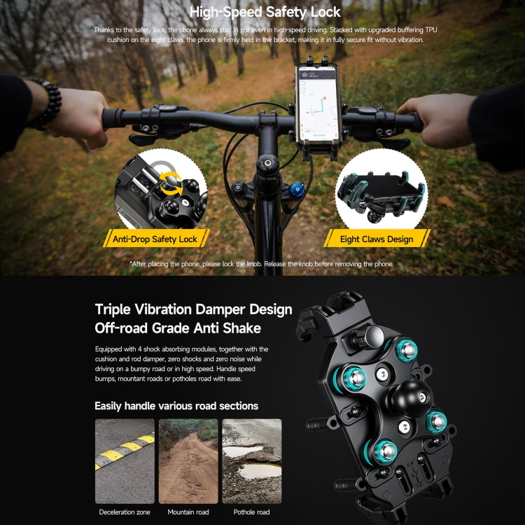 Ulefone Armor Mount Pro AM01 Universal Bicycle Handle Phone Holder