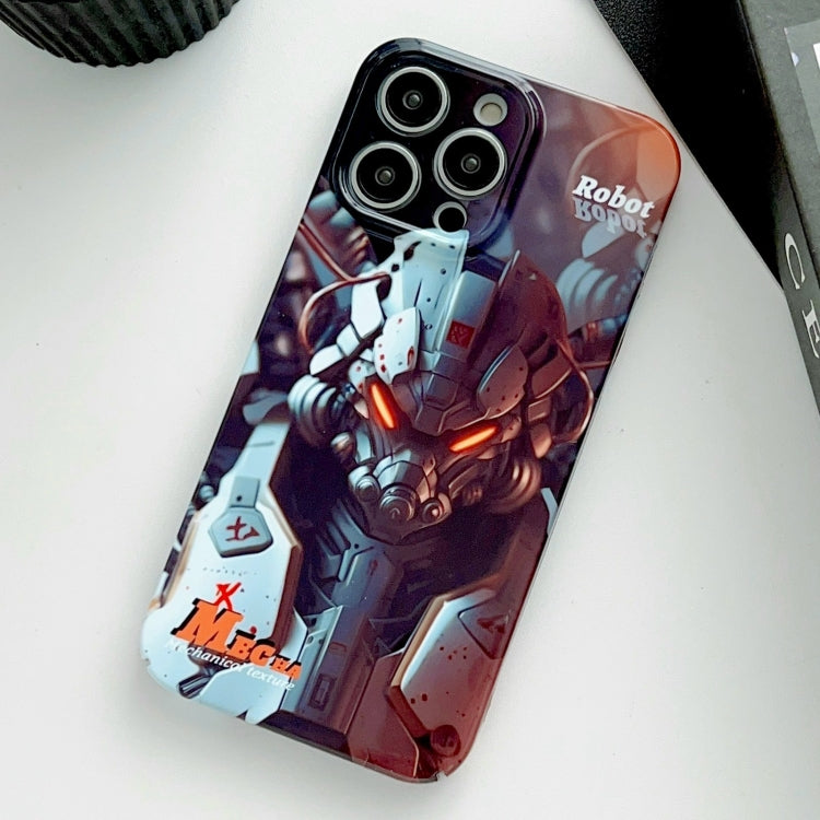 جراب هاتف PC بفتحة دقيقة بنمط مرسوم، مناسب لهاتف iPhone 11 Pro Max