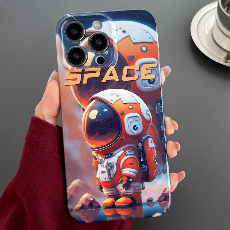جراب هاتف PC بفتحة دقيقة بنمط مرسوم، مناسب لهاتف iPhone 11 Pro Max