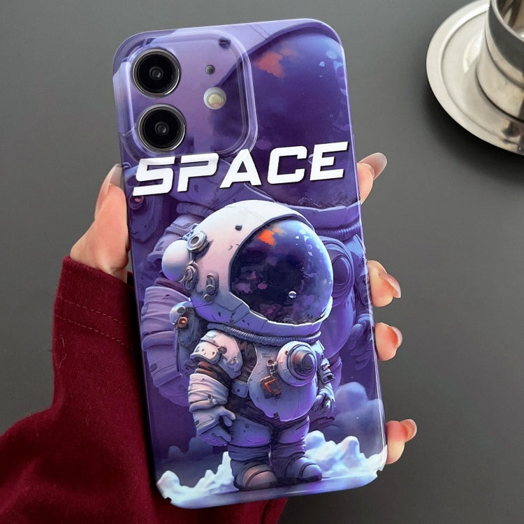 جراب هاتف PC بفتحة دقيقة بنمط مرسوم، مناسب لجهاز iPhone 11