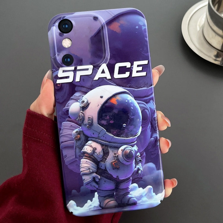 جراب هاتف PC بفتحات دقيقة بنمط مرسوم، لهاتف iPhone XS Max