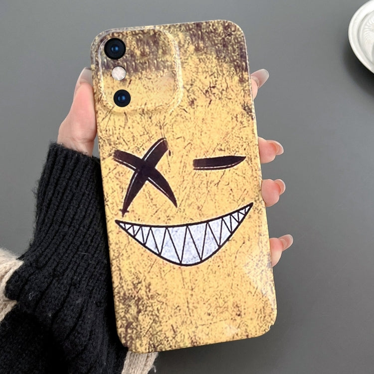 جراب هاتف PC بفتحات دقيقة بنمط مرسوم، لهاتف iPhone XS Max