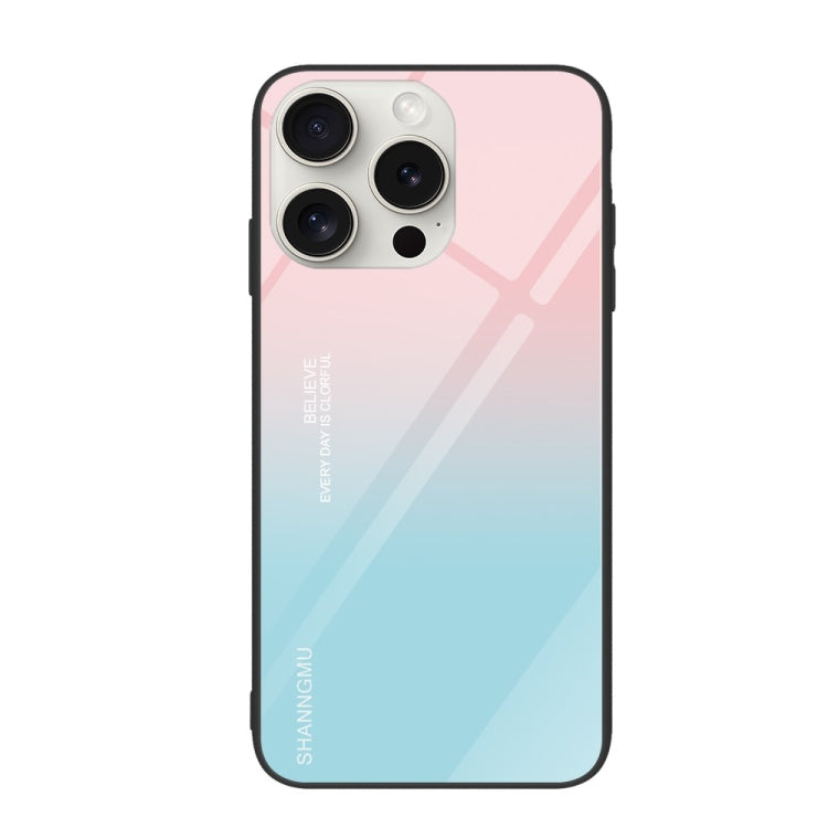 Colorful Painted Glass Phone Case, For iPhone 16 Pro Max, For iPhone 16 Pro, For iPhone 16 Plus