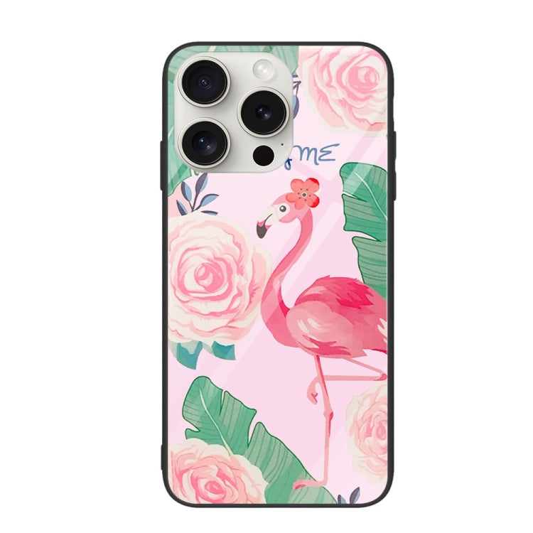 Colorful Painted Glass Phone Case, For iPhone 16 Pro Max, For iPhone 16 Pro, For iPhone 16 Plus