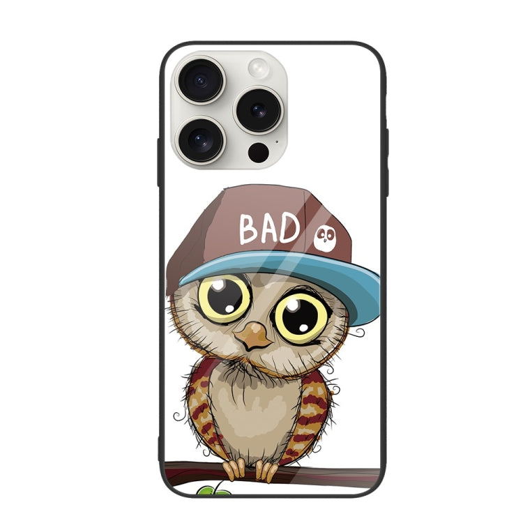Colorful Painted Glass Phone Case, For iPhone 16 Pro Max, For iPhone 16 Pro, For iPhone 16 Plus