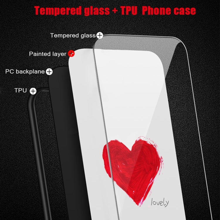 Colorful Painted Glass Phone Case, For iPhone 16 Pro Max, For iPhone 16 Pro, For iPhone 16 Plus