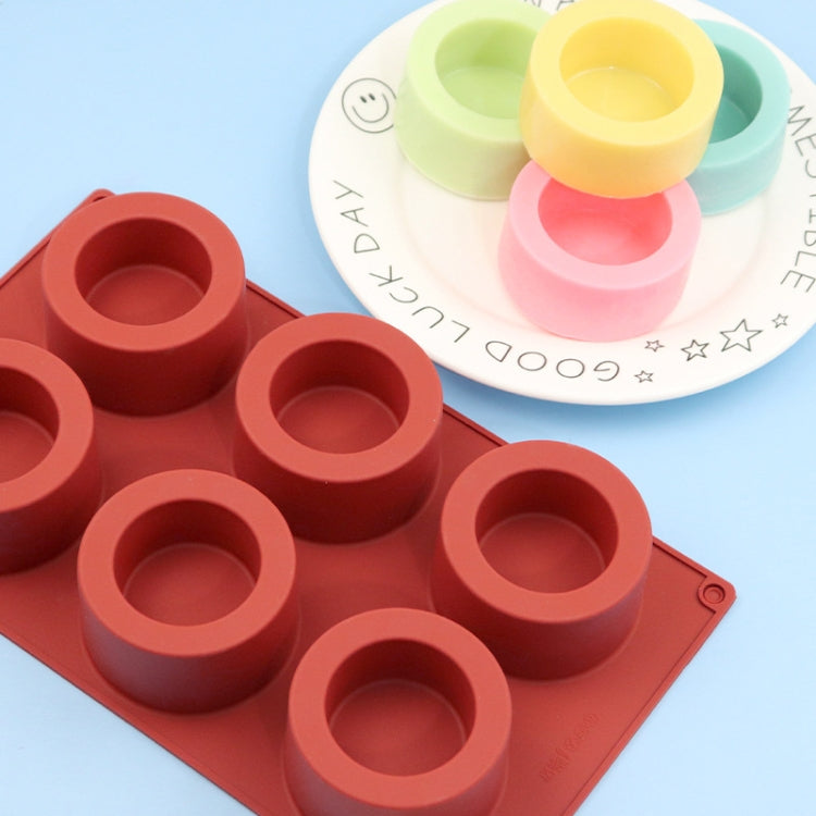 6 Cups Muffin Cake Cup Mold Baking Mold, 6 Cups