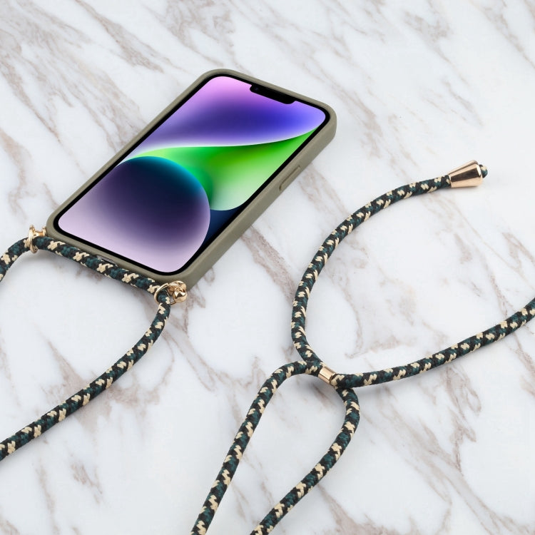 جراب هاتف مقاوم للصدمات من مادة TPU من قش القمح مع حبل للرقبة، لهاتف iPhone 16 Pro Max، وiPhone 16 Pro، وiPhone 16 Plus
