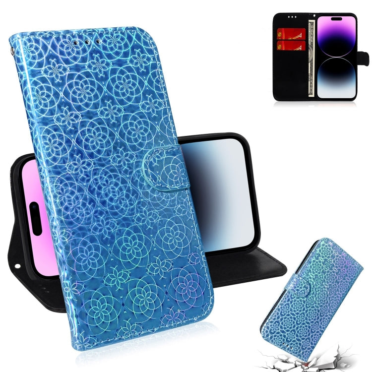Colorful Magnetic Buckle Leather Phone Case