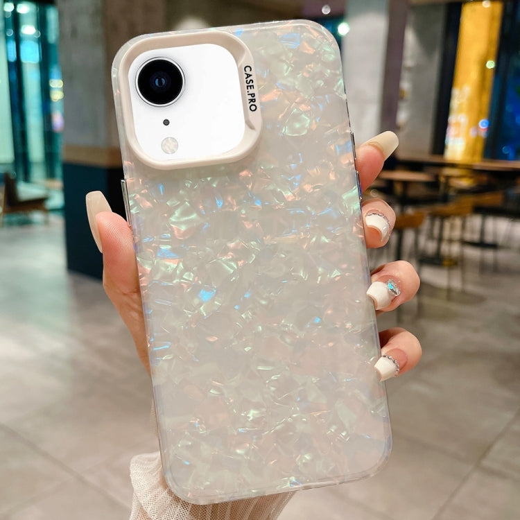 جراب هاتف IMD Shell Texture TPU + Acrylic، لهاتف iPhone XR وiPhone XS Max