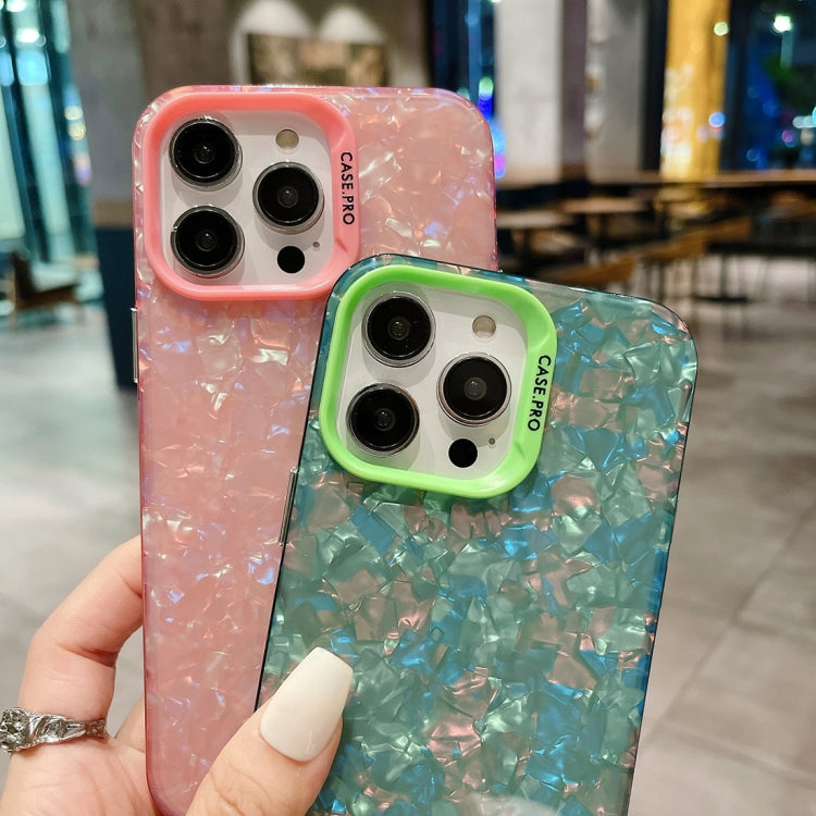 جراب هاتف IMD Shell Texture TPU + Acrylic، لهاتف iPhone XR وiPhone XS Max