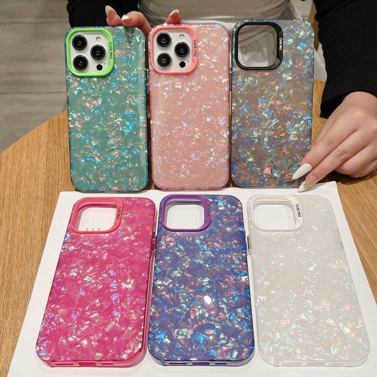 جراب هاتف IMD Shell Texture TPU + Acrylic، لهاتف iPhone XR وiPhone XS Max