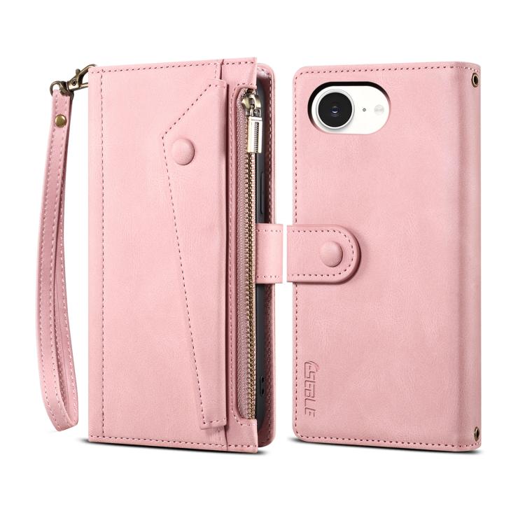 ESEBLE Retro Frosted RFID Flip Leather Phone Case, For iPhone 16e, For iPhone 16 Pro Max, For iPhone 16 Pro, For iPhone 16 Plus, For iPhone 16, For iPhone 15 Pro Max, For iPhone 15 Pro, For iPhone 15 Plus, For iPhone 15