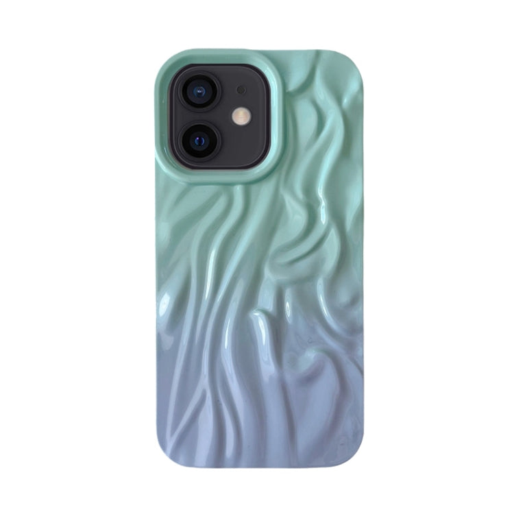 جراب هاتف TPU بملمس زيتي متدرج التجاعيد، مناسب لأجهزة iPhone 13 Pro وiPhone 13 وiPhone 12 وiPhone 12 Pro Max وiPhone 12 Pro