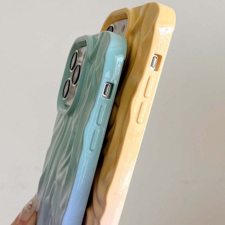 جراب هاتف TPU بملمس زيتي متدرج التجاعيد، مناسب لأجهزة iPhone 16 Pro Max وiPhone 16 Pro وiPhone 16 Plus وiPhone 16