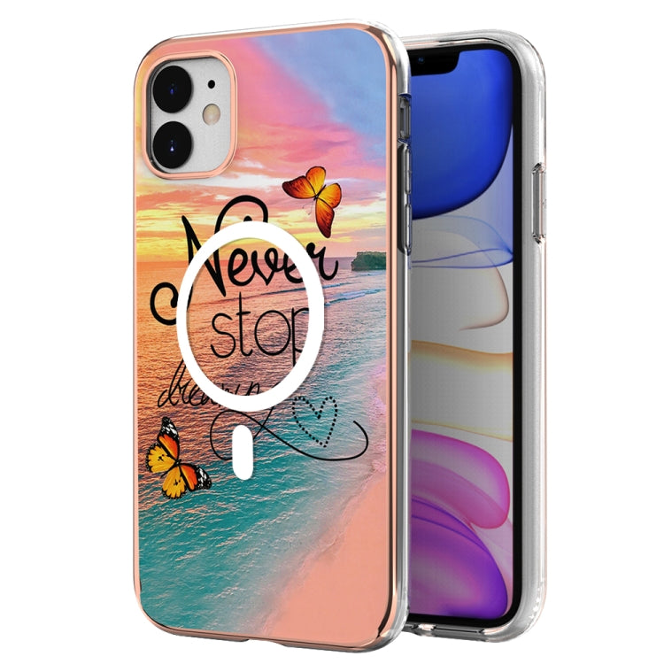 Marble Pattern Dual-side IMD Magsafe TPU Phone Case, For iPhone 12 / 12 Pro, For iPhone 12 Pro Max, For iPhone 11 Pro Max, For iPhone 11, For iPhone 11 Pro