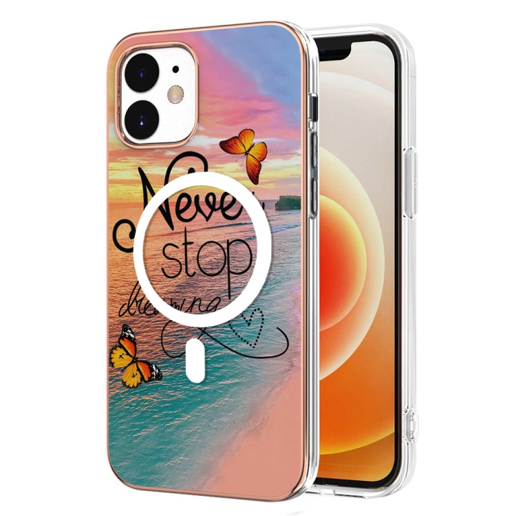Marble Pattern Dual-side IMD Magsafe TPU Phone Case, For iPhone 12 / 12 Pro, For iPhone 12 Pro Max, For iPhone 11 Pro Max, For iPhone 11, For iPhone 11 Pro