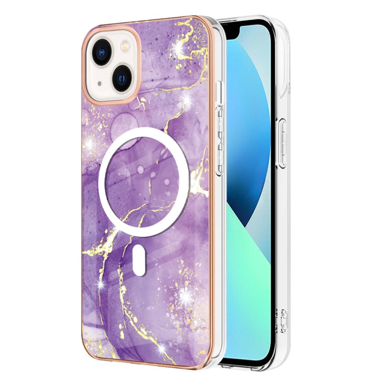Marble Pattern Dual-side IMD Magsafe TPU Phone Case, For iPhone 15 Pro Max, For iPhone 14 Plus, For iPhone 15 Pro, For iPhone 14, For iPhone 14 Pro, For iPhone 15 Plus