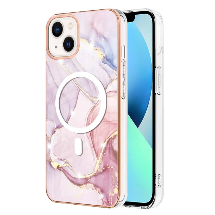 Marble Pattern Dual-side IMD Magsafe TPU Phone Case, For iPhone 15 Pro Max, For iPhone 14 Plus, For iPhone 15 Pro, For iPhone 14, For iPhone 14 Pro, For iPhone 15 Plus