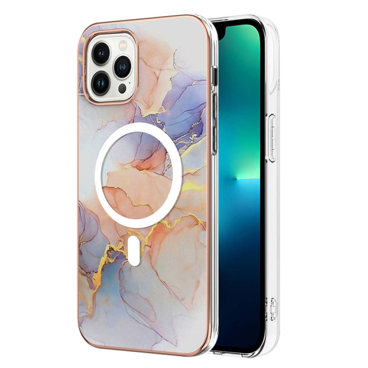 Marble Pattern Dual-side IMD Magsafe TPU Phone Case, For iPhone 15 Pro Max, For iPhone 14 Plus, For iPhone 15 Pro, For iPhone 14, For iPhone 14 Pro, For iPhone 15 Plus