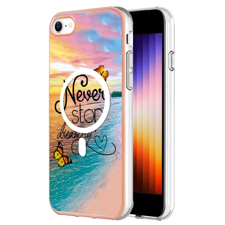 Marble Pattern Dual-side IMD Magsafe TPU Phone Case, For iPhone 15, For iPhone 14 Pro Max, For iPhone 8 / SE 2022 / 2020, For iPhone 13 Pro Max, For iPhone 13 Pro, For iPhone 13