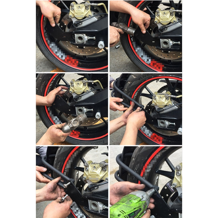 Motorcycle Stainless Steel Modified Rear Wheel Fender Dustproof Splash Flaps Mudguards Fender Guard, A Style Foot, B Style Foot, C Style Foot, D Style Foot, E Style Foot