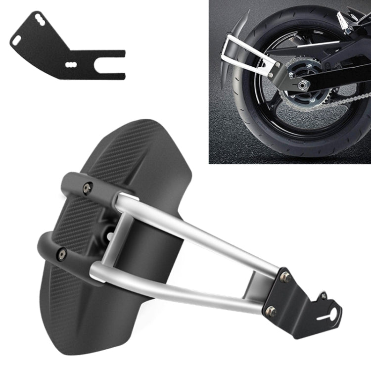 Motorcycle Stainless Steel Modified Rear Wheel Fender Dustproof Splash Flaps Mudguards Fender Guard, A Style Foot, B Style Foot, C Style Foot, D Style Foot, E Style Foot