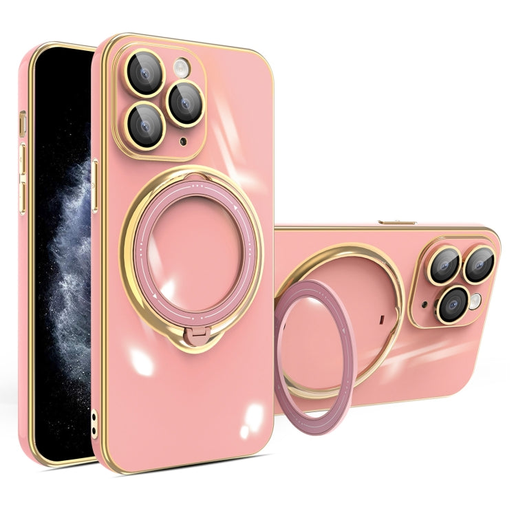جراب هاتف متعدد الوظائف مطلي بالكهرباء مع حامل مغناطيسي، مناسب لأجهزة iPhone 11 وiPhone 11 Pro وiPhone XS / X وiPhone XR وiPhone XS Max وiPhone 8 Plus / 7 Plus