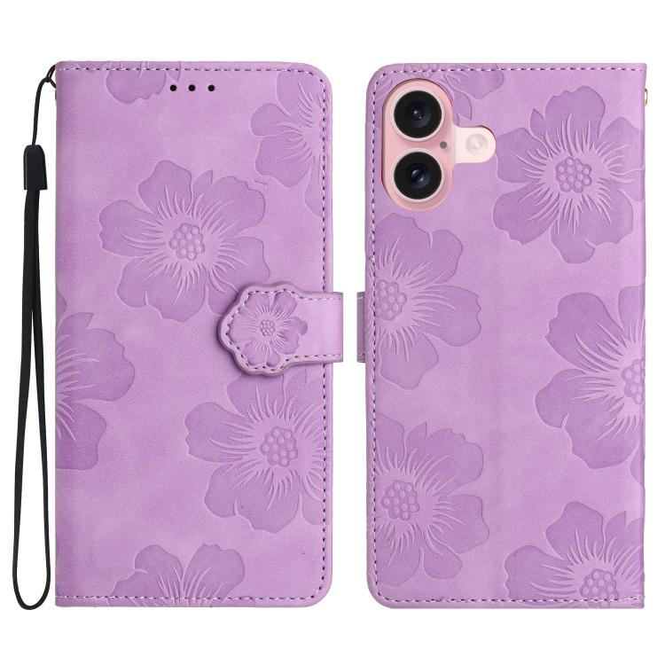 جراب هاتف جلدي بنقشة زهور، مناسب لأجهزة iPhone 17 Pro Max وiPhone 17 Pro وiPhone 17 وiPhone 17 Air وiPhone 16e وiPhone 16 Pro Max وiPhone 16 Pro وiPhone 16 Plus وiPhone 16