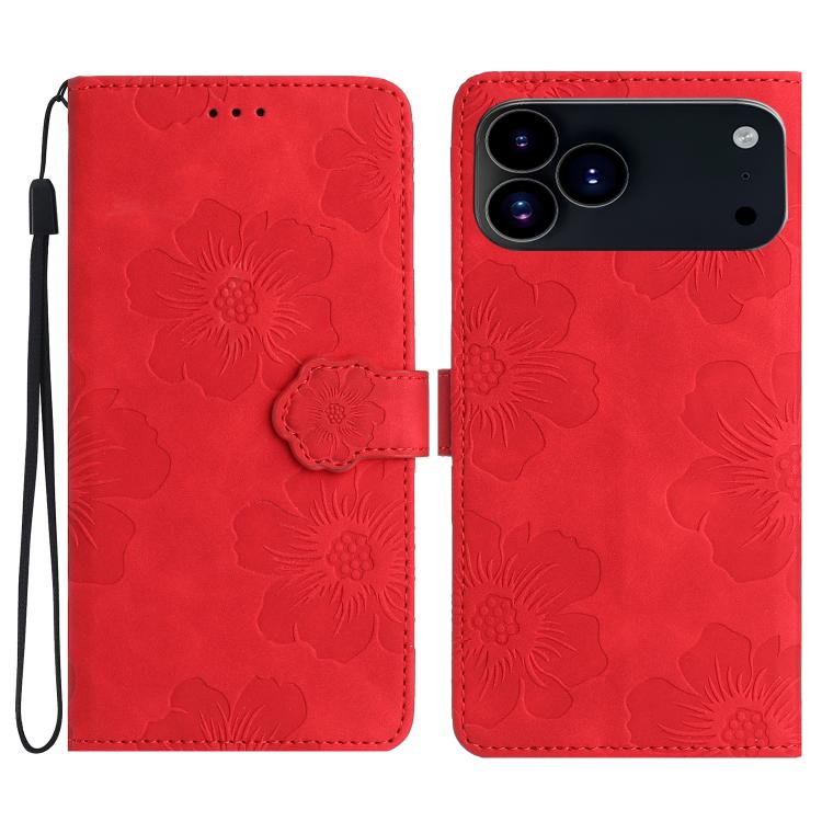 جراب هاتف جلدي بنقشة زهور، مناسب لأجهزة iPhone 17 Pro Max وiPhone 17 Pro وiPhone 17 وiPhone 17 Air وiPhone 16e وiPhone 16 Pro Max وiPhone 16 Pro وiPhone 16 Plus وiPhone 16
