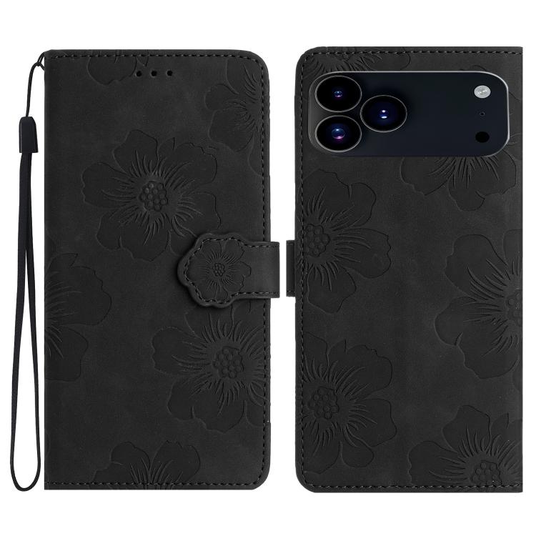 جراب هاتف جلدي بنقشة زهور، مناسب لأجهزة iPhone 17 Pro Max وiPhone 17 Pro وiPhone 17 وiPhone 17 Air وiPhone 16e وiPhone 16 Pro Max وiPhone 16 Pro وiPhone 16 Plus وiPhone 16