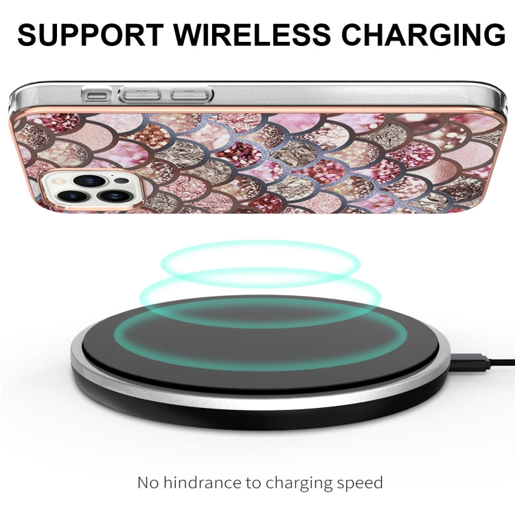 Electroplating Pattern IMD TPU Shockproof Case, For iPhone 15 Pro Max, For iPhone 15 Pro, For iPhone 15 Plus, For iPhone 15