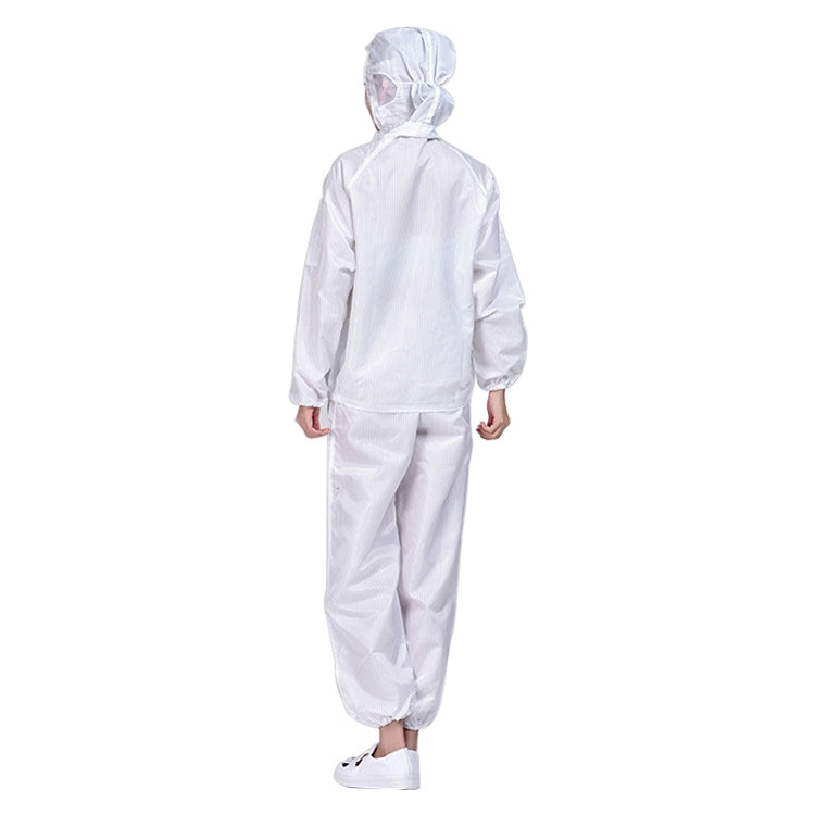 Striped Anti-static Split Hood Dust-proof Work Suit, S, M, L, XL, XXL, XXXL, XXXXL, XXXXXL