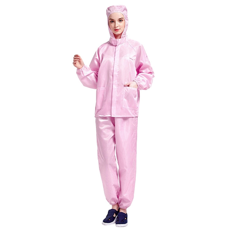 Striped Anti-static Split Hood Dust-proof Work Suit, S, M, L, XL, XXL, XXXL, XXXXL, XXXXXL