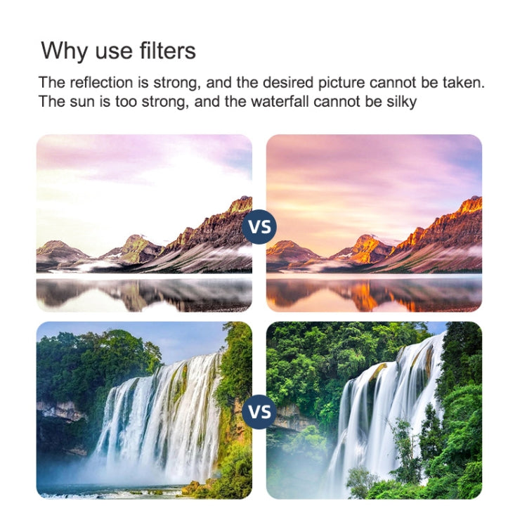 فلتر عدسة كاميرا الحركة لكاميرات GoPro Hero11 Black / Hero11 Black mini / HERO10 Black / HERO9 Black، فلتر CPL، فلتر ND8، فلتر ND16، فلتر ND32، فلتر NIGHT، فلتر STAR