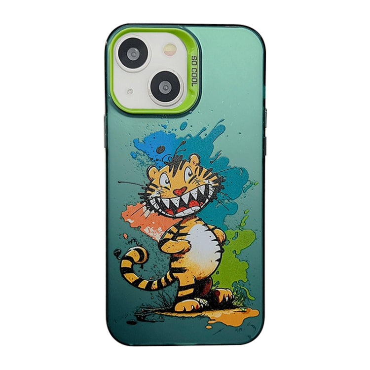 Cute Animal Pattern Series PC + TPU Phone Case, For iPhone 14, For iPhone 15 Pro Max, For iPhone 14 Pro, For iPhone 15 Pro
