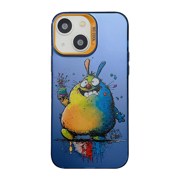 Cute Animal Pattern Series PC + TPU Phone Case, For iPhone 14, For iPhone 15 Pro Max, For iPhone 14 Pro, For iPhone 15 Pro