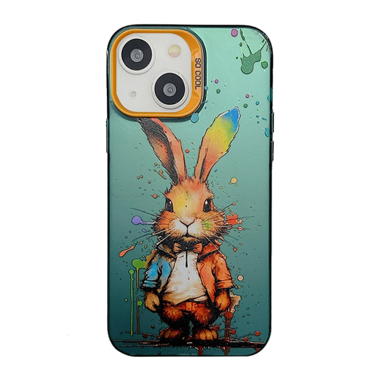 Cute Animal Pattern Series PC + TPU Phone Case, For iPhone 14, For iPhone 15 Pro Max, For iPhone 14 Pro, For iPhone 15 Pro