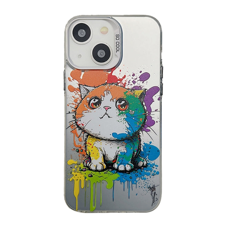 Cute Animal Pattern Series PC + TPU Phone Case, For iPhone 14, For iPhone 15 Pro Max, For iPhone 14 Pro, For iPhone 15 Pro