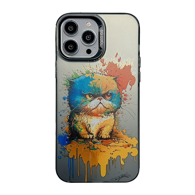 Cute Animal Pattern Series PC + TPU Phone Case, For iPhone 14, For iPhone 15 Pro Max, For iPhone 14 Pro, For iPhone 15 Pro