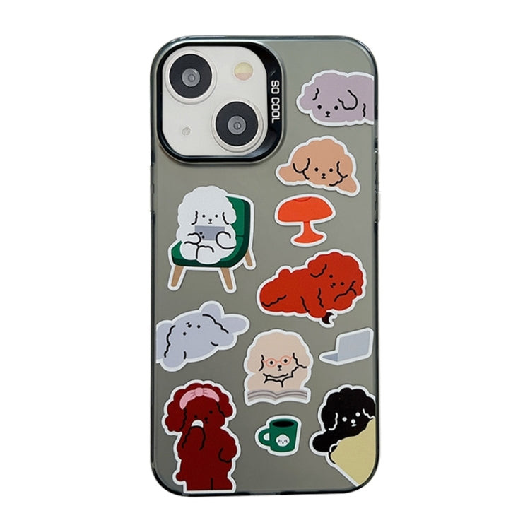 Cute Animal Pattern Series PC + TPU Phone Case, For iPhone 15 Plus, For iPhone 14 Pro Max, For iPhone 15, For iPhone 13 Pro Max