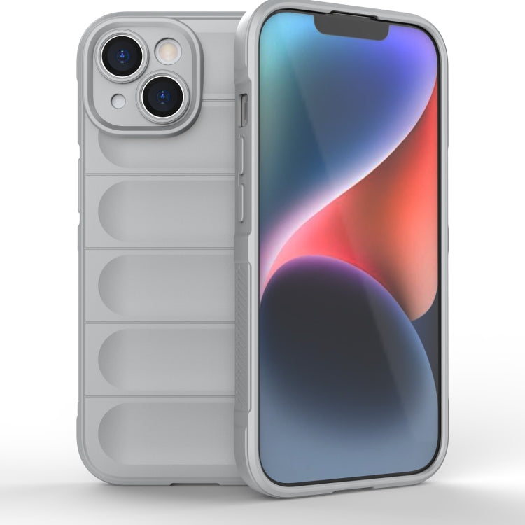 Magic Shield TPU + Flannel Phone Case, For iPhone 15