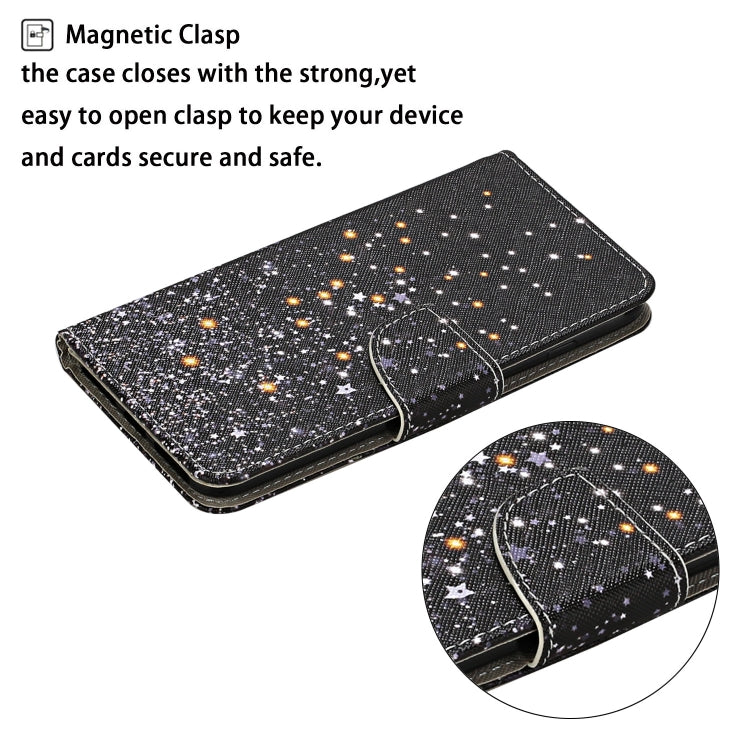 3D Colored Drawing Flip Leather Phone Case, For iPhone 16 Plus, For iPhone 16