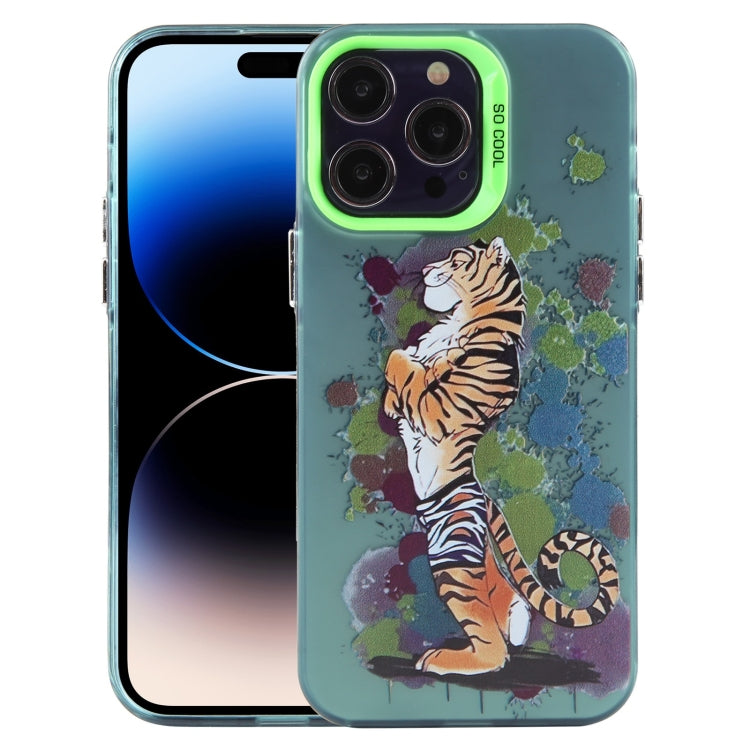 Animal Pattern PC Phone Case, For iPhone 15 Pro Max, For iPhone 14, For iPhone 14 Pro, For iPhone 15 Pro, For iPhone 15 Plus, For iPhone 14 Pro Max