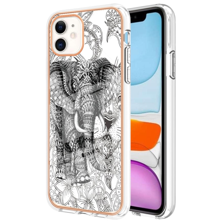 Electroplating Marble Dual-side IMD Phone Case, For iPhone 12 Pro Max, For iPhone 11 Pro Max, For iPhone 11