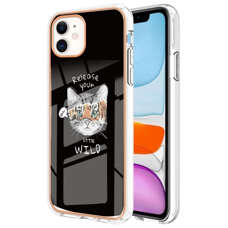 Electroplating Marble Dual-side IMD Phone Case, For iPhone 12 Pro Max, For iPhone 11 Pro Max, For iPhone 11