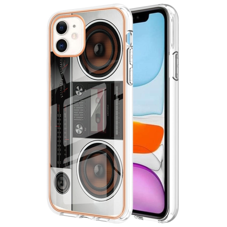 Electroplating Marble Dual-side IMD Phone Case, For iPhone 12 Pro Max, For iPhone 11 Pro Max, For iPhone 11